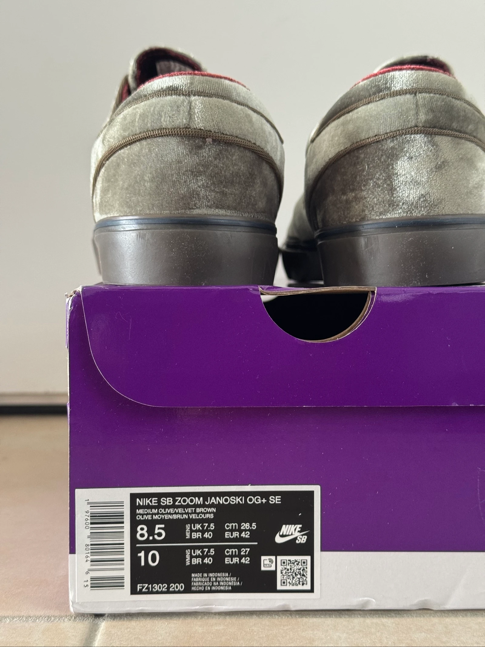 Authentic New Nike SB Zoom Janoski OG+ SE Sneakers Size 42 – photo 6
